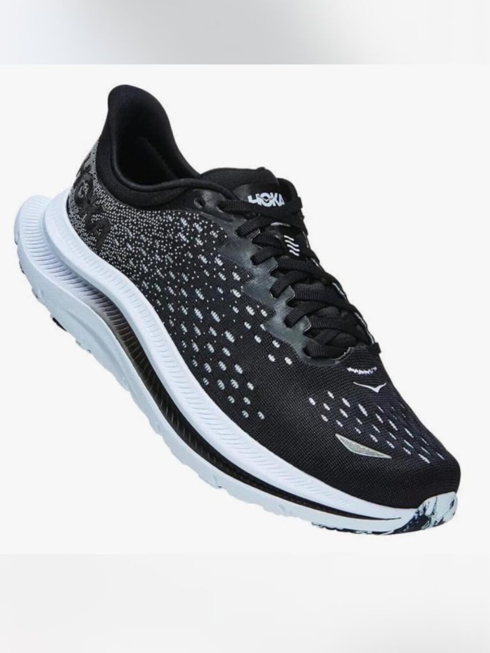 Hoka One One Kawana Women's Black White Athletic Running Shoes Size: 9.5B